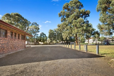 Outdoor area at Lansvale Community Hall