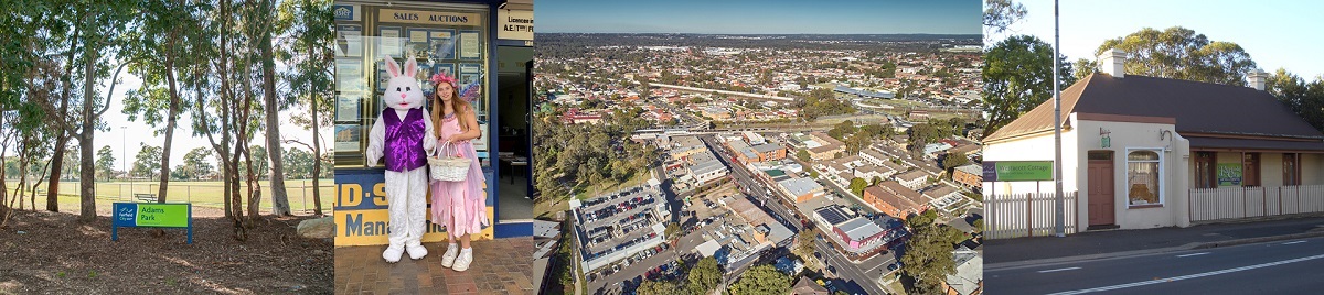 Photo collage of different areas in Canley Vale 