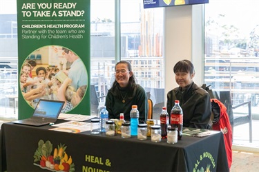 Heal & Nourish stall at the Fairfield Food Forum