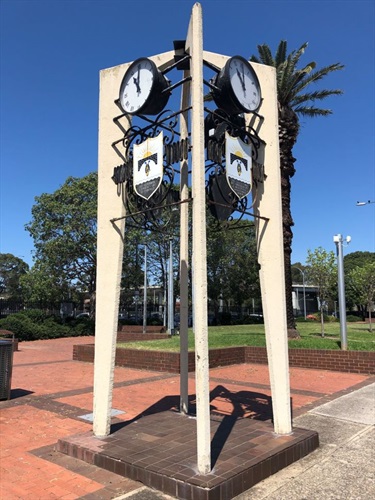 The PJ Friend clock tower