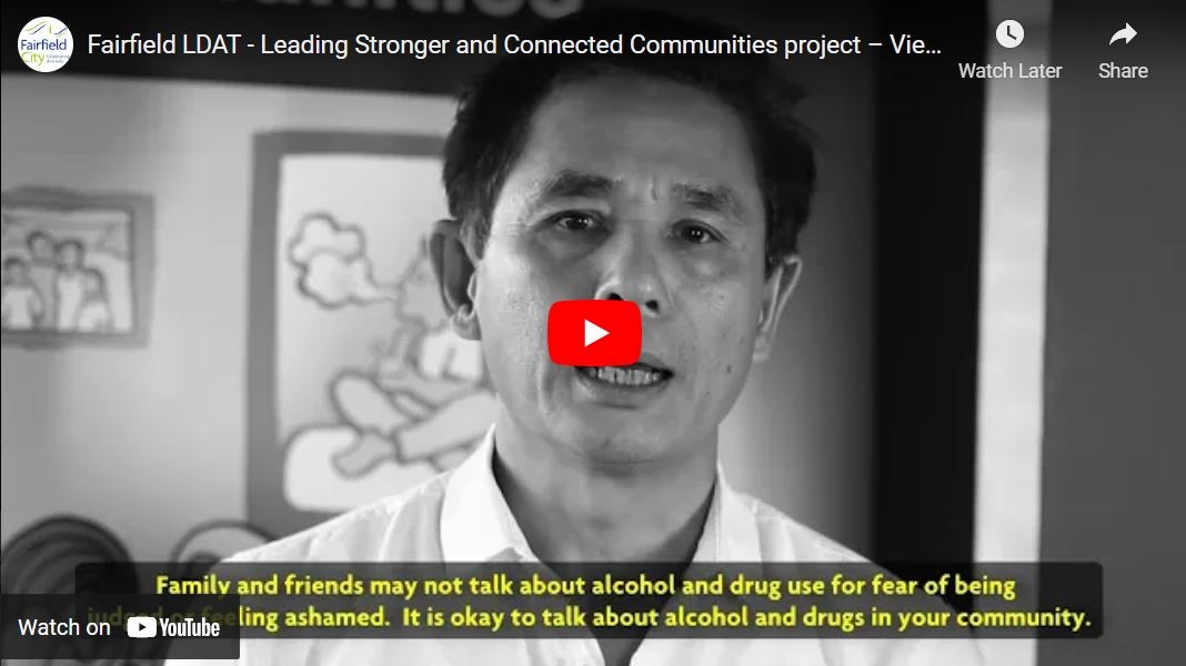 Screenshot of 'Fairfield LDAT - Leading Stronger and Connected Communities project' Vietnamese video on Youtube