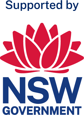 Supported by NSW Government logo