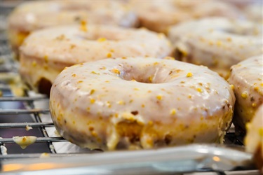 The Doughnut Mum glazed lemon donut