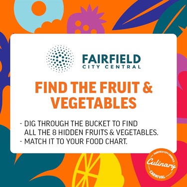 Fairfield City Central fruit and vegetable game