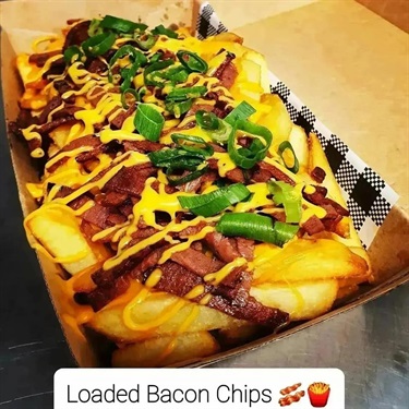 Loaded Bacon Chips at The Hotdog Bite