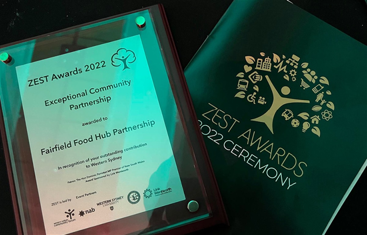 Fairfield Food Hub Partnership Recognised at 2022 Zest Awards
