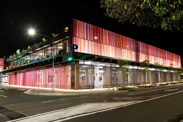 Dutton Lane Carpark at night time