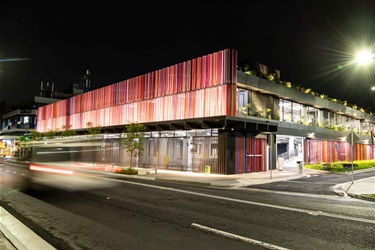 Dutton Lane Carpark at night time