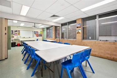 Seating area in Bonnyrigg Community Centre