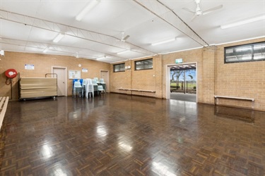 Hall in Brenan Park Community Centre