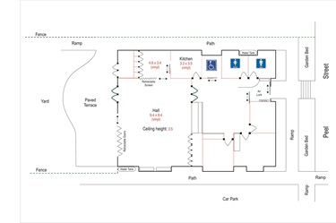 Floor Plan of Canley Heights Community Centre