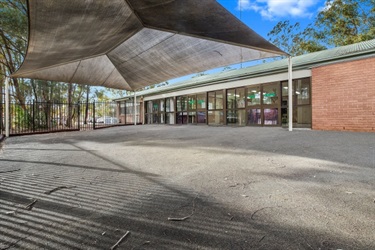 Outdoor area at Greenfield Park Community Centre