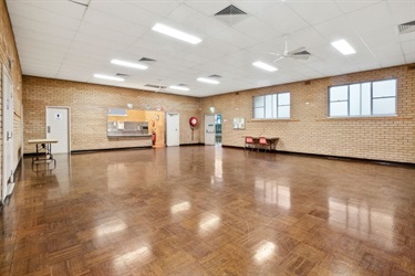 Interior of Mount Pritchard Community Hall