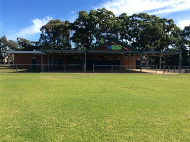 Amenities building at Adams Park