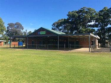 Amenities building at Adams Park