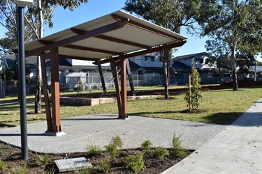 Sheltered area at Fairfield Heights Park