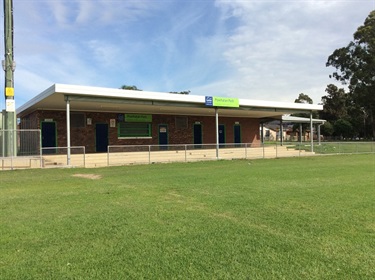 Amenities building at Powhatan Park