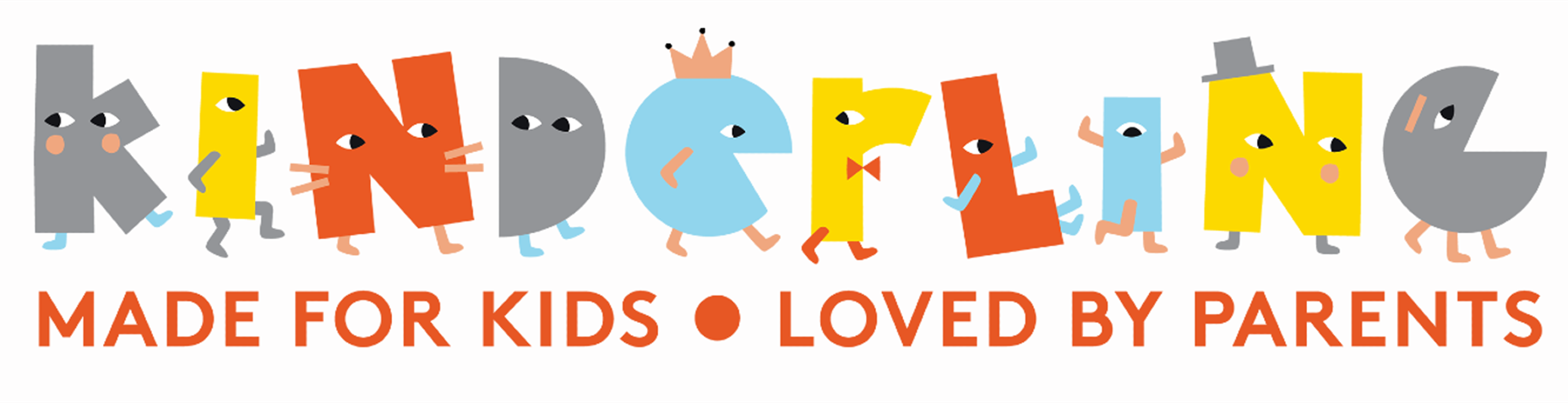Kinderling logo - made for kids loved by parents