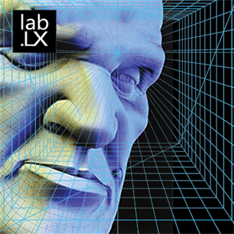 A computer-generated 3D model image with the logo of the lab.LX on the top left corner