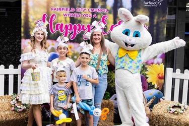 Easter fun at Thomas Ware Plaza, Fairfield