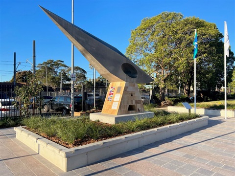 Fairfield International Monument at daytime