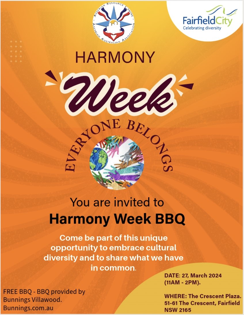 Assyrian Resource Centre Harmony Week Event
