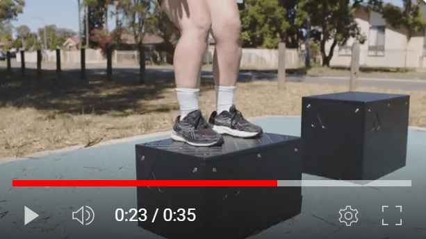 women using the box jump at fairfield city outdoor gyms in parks