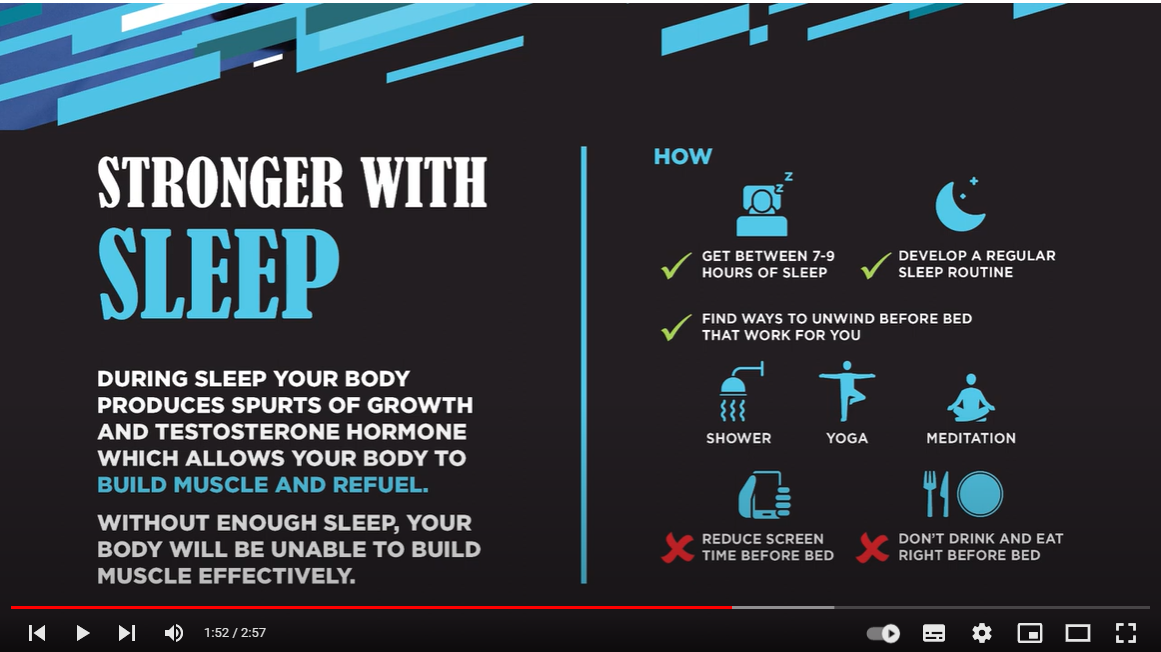 Video screenshot of infographic