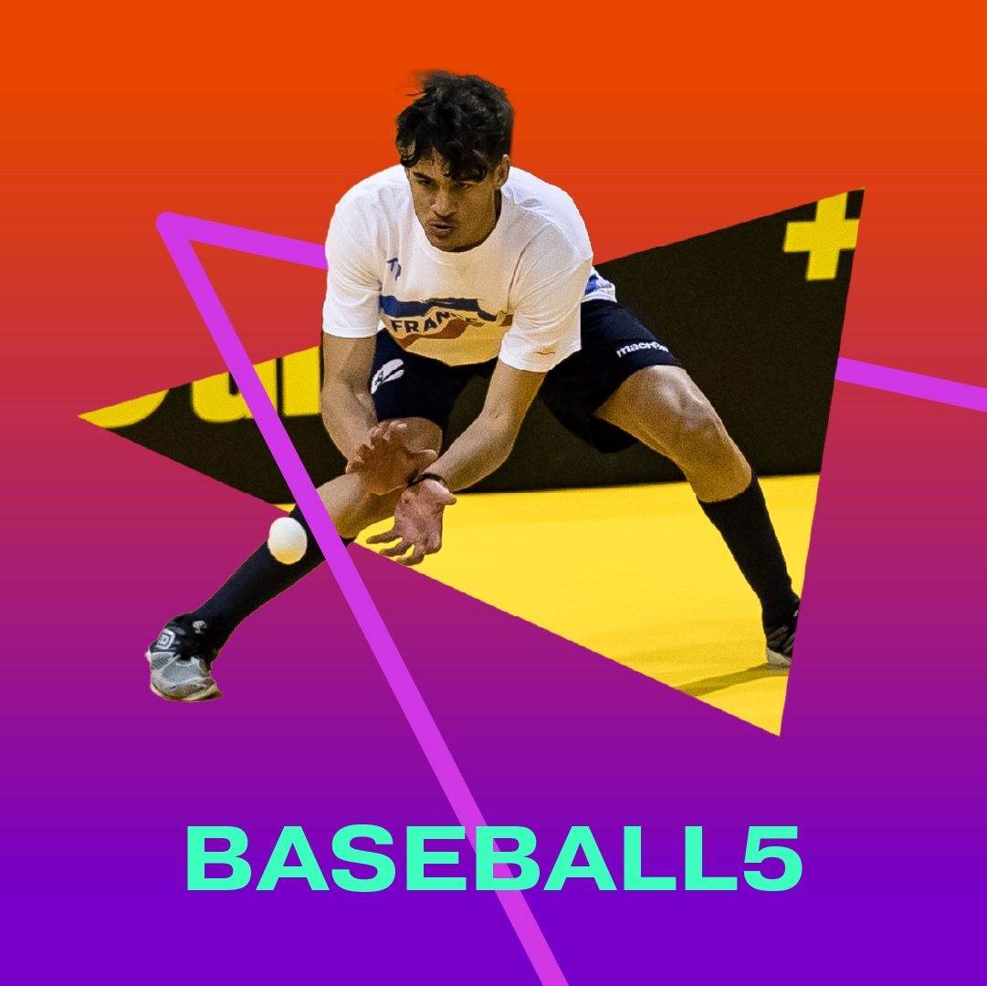 Young man playing Baseball5