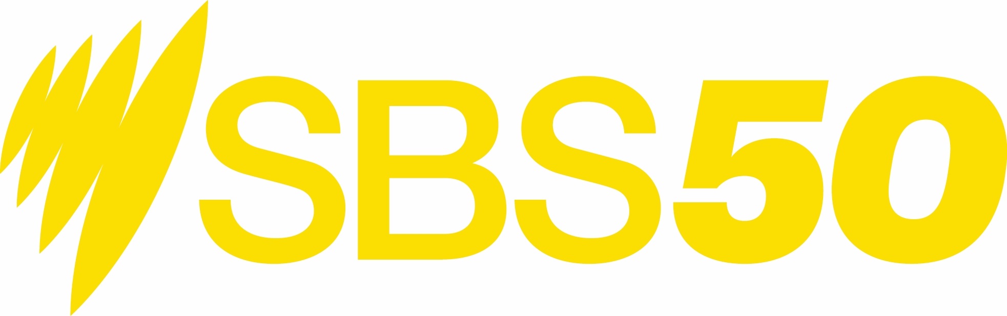 SBS 50 logo.