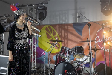 Sonia Odisho Performing Culinary Carnival 2023