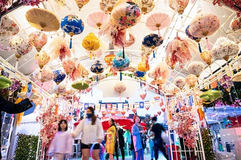 Cabramatta Lunar New Year 2022 lantern tunnel