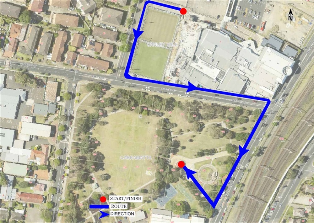 Victory in the pacific celebrations procession route map.