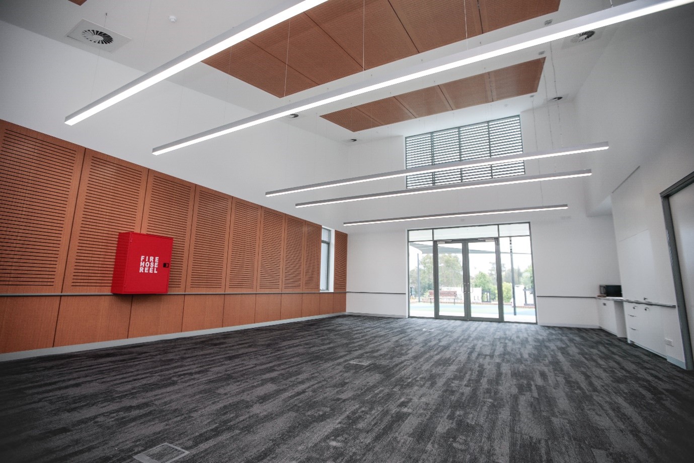 The internal view of the hub @Bonnyrigg Badu room