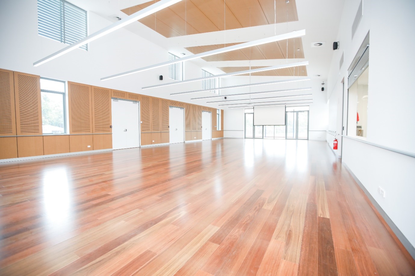 internal room view of the @Bonnyrigg Bamul large hall