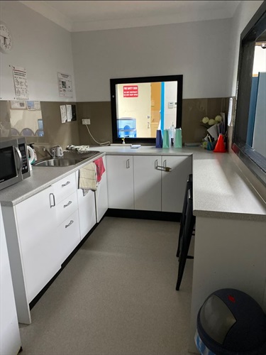 Interior view of kitchen at 11 Prince Street