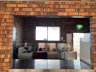 Kitchen at the Fairfield Tennis Club Room