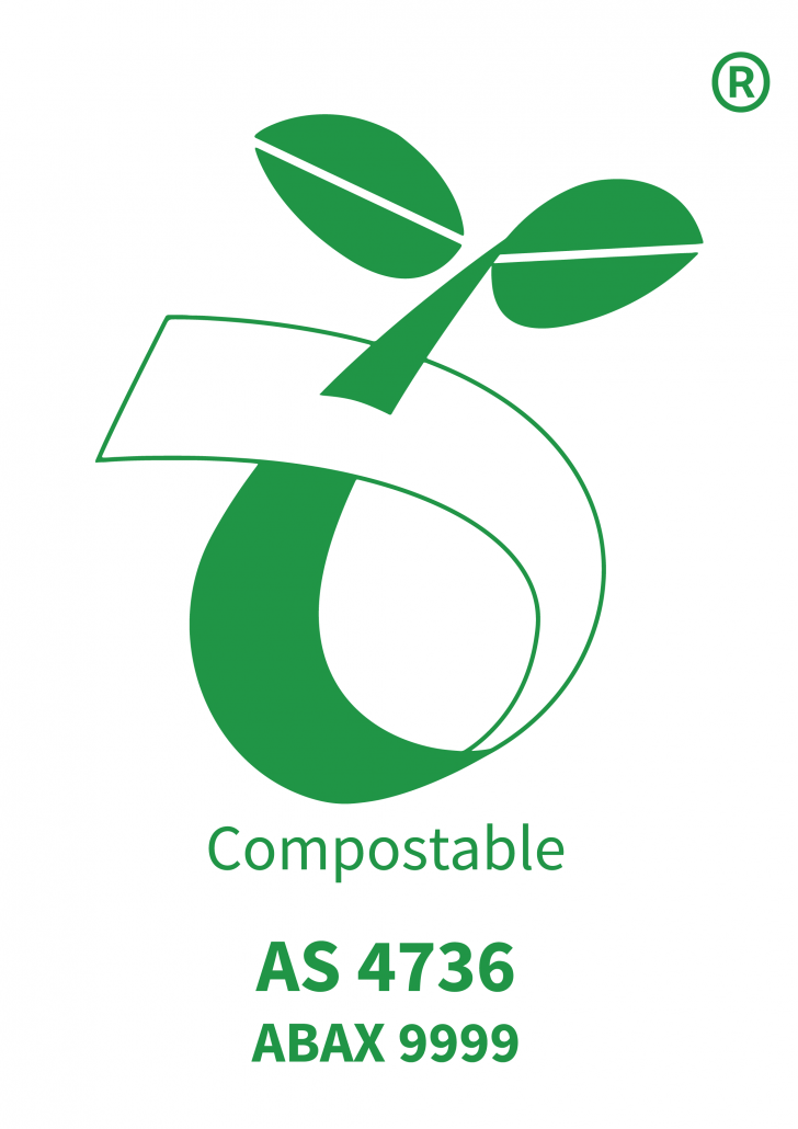 seedling logo AS4736 compostable liner