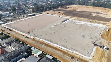 New synthetic grass fields construction 5