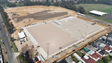New synthetic grass fields construction 6