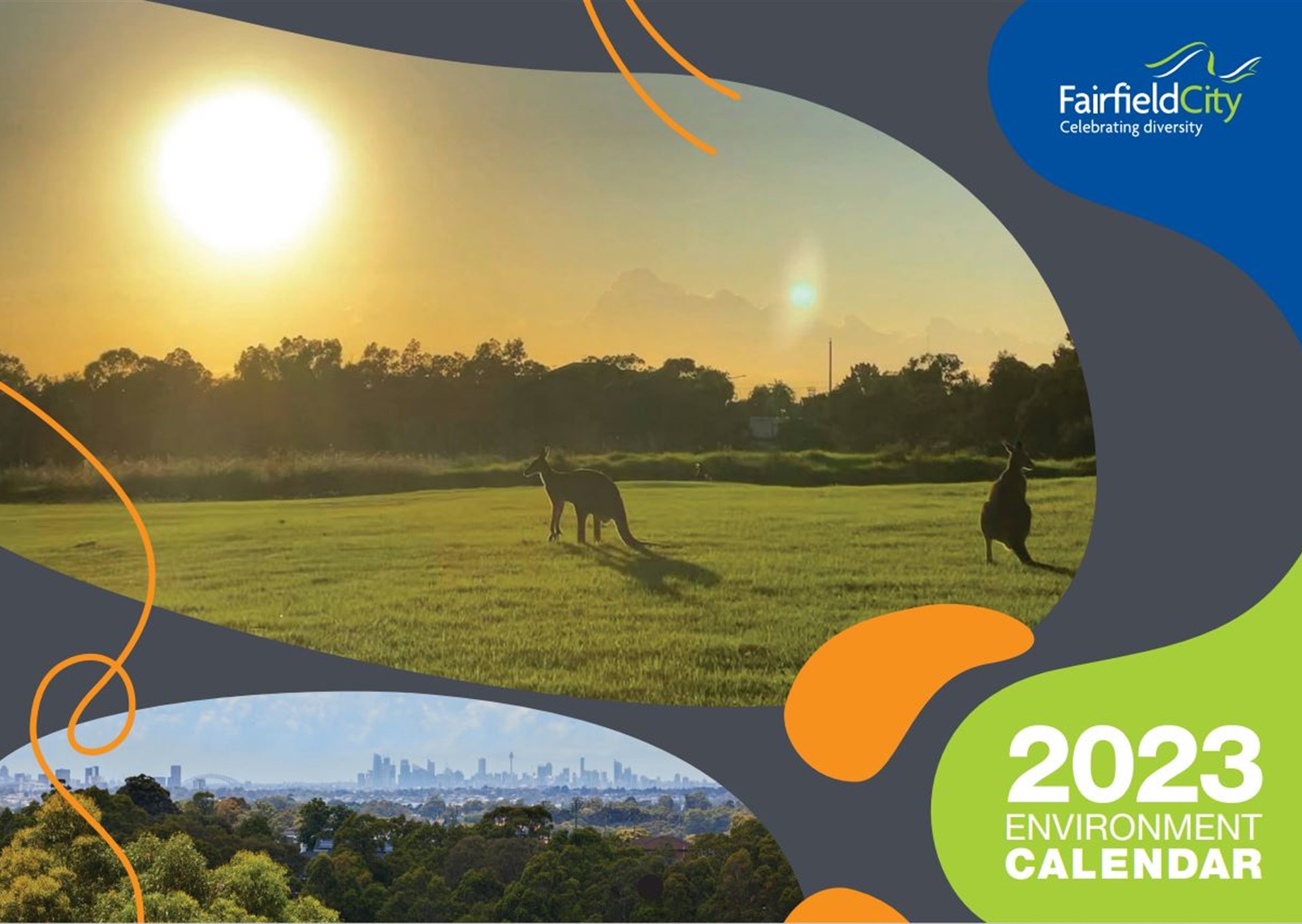 Frog on the front cover of 2022 Environment Calendar
