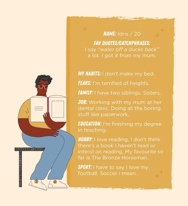 Healthspo character: Idris