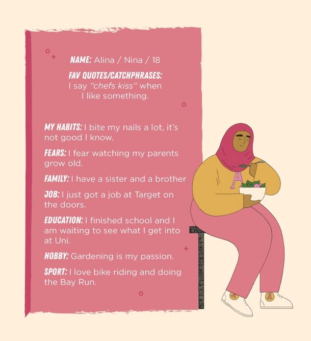 Healthspo character: Alina