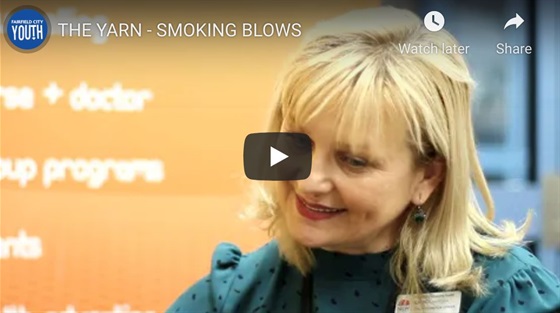 Screenshot of THE YARN - SMOKING BLOWS video on Youtube 
