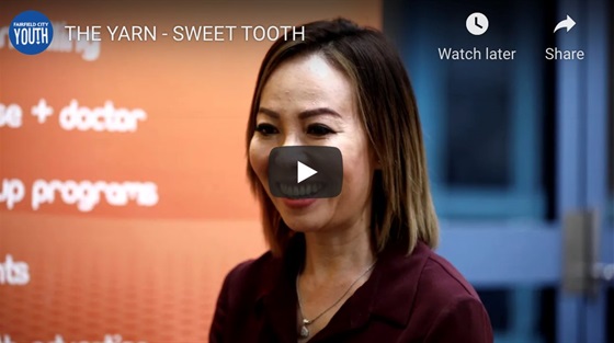 Screenshot of THE YARN - SWEET TOOTH video on Youtube 