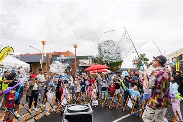 Bubble man