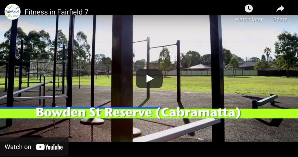 Screenshot of Fitness in Fairfield 7 video on Youtube