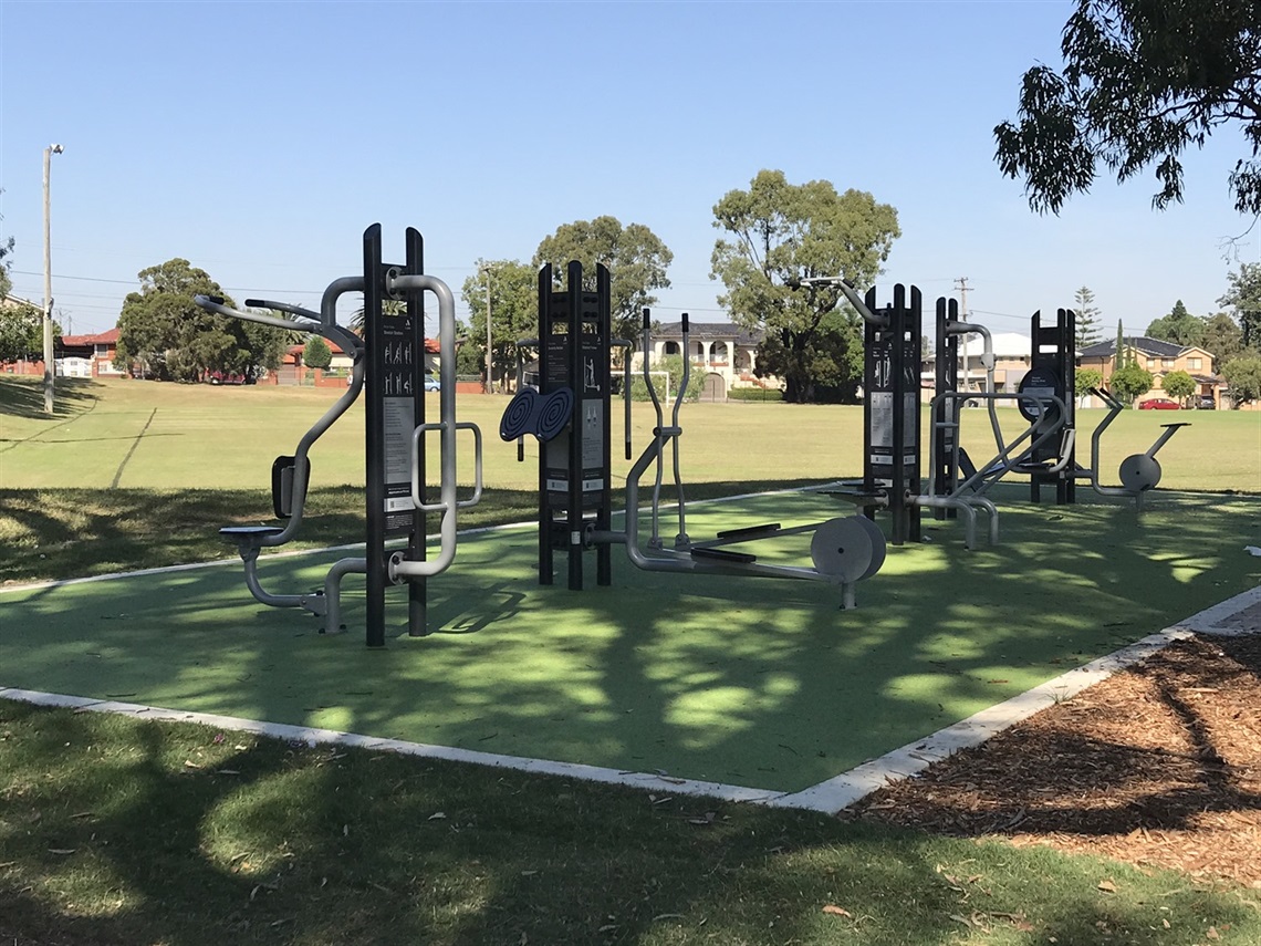 Outdoor Gym Equipment at Prospect View Park