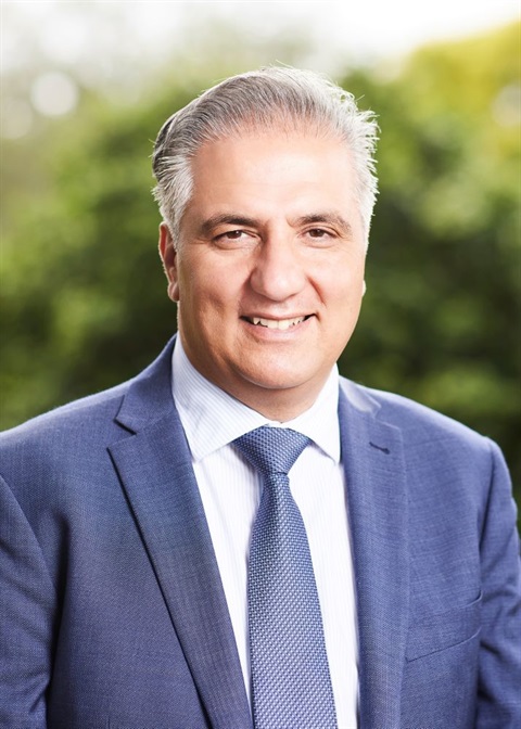 Portrait of mayor Frank Carbone