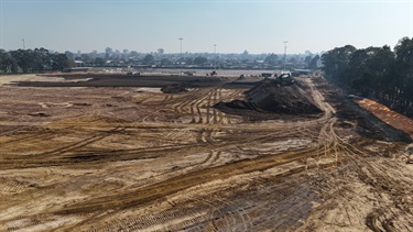 New synthetic grass fields construction 1